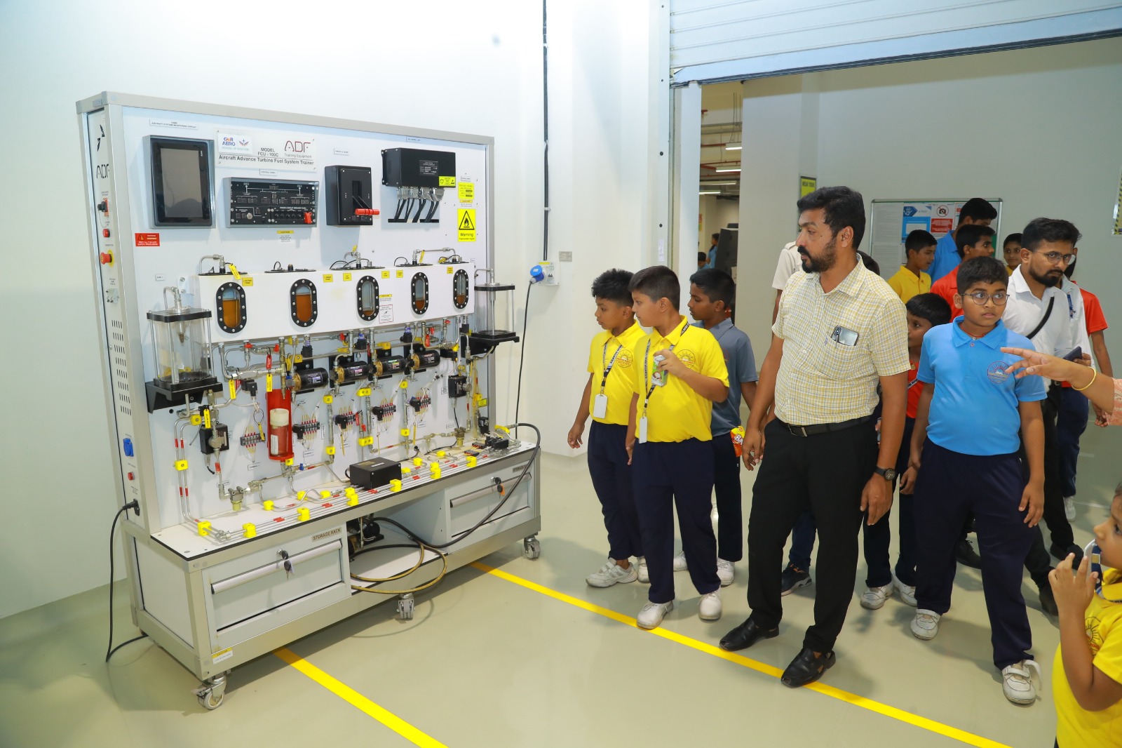 Kranthi High School science laboratories